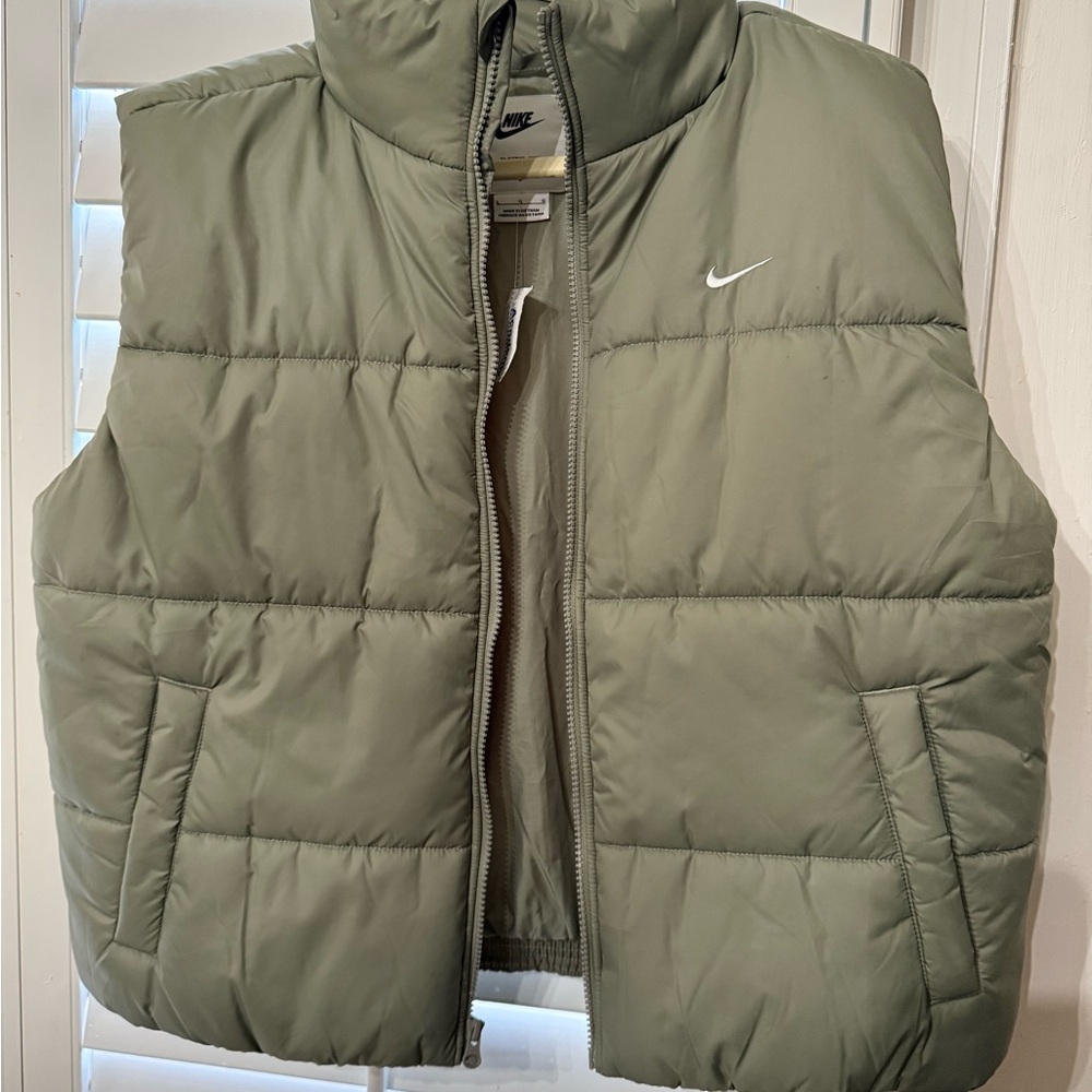 Nike Sage Green Puffer Vest